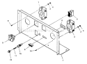 Part Location Diagram of 47482 Briggs and Stratton Panel - Electric Start Units Only